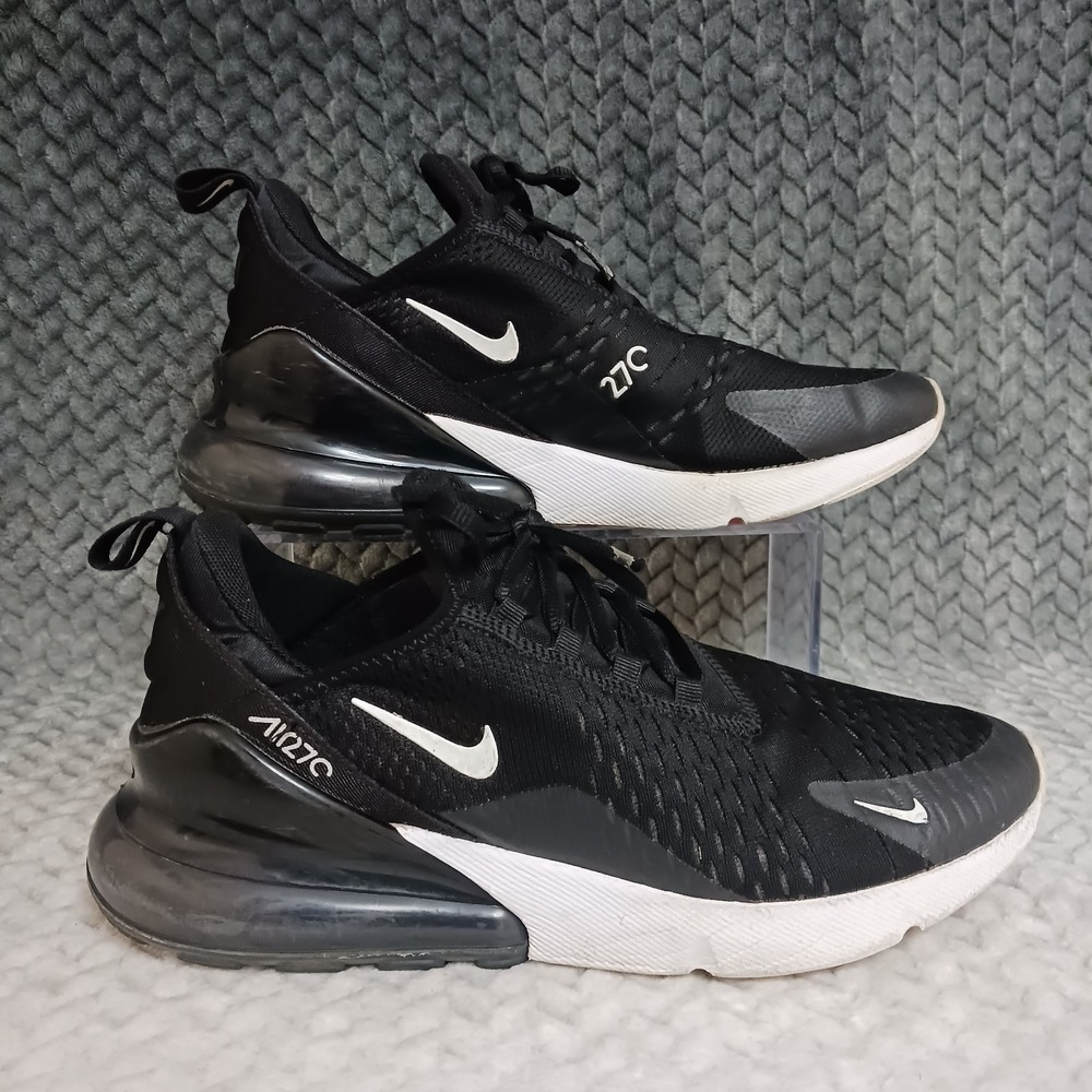 Nike Air Max 270 Men's Walking Running Sneakers Shoes Black White Size 8.5